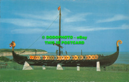 R522180 Ramsgate. Pegwell Bay. The Viking Ship Hugin. Photographic Greeting Card - Monde