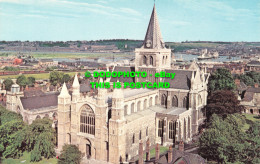R522394 Rochester Cathedral From The Castle. C. G. Williams. Plastichrome. J. Ya - Welt