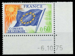 FRANKREICH DIENSTMARKEN EUROPARAT Nr 16 Br Postfrisch E X05B486 - Mint/Hinged