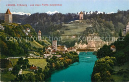 13305684 Fribourg FR Les Deux Ponts Suspendus Fribourg FR - Other & Unclassified