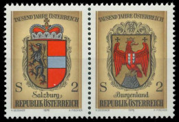 ÖSTERREICH 1976 Nr 1522 30 WZde Postfrisch WAAGR PAAR X255B3E - Ongebruikt