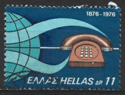 Greece 1976. Scott #1171 (U) Globe, Waves Telephone 1976 - Gebraucht