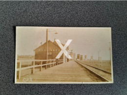 GULL LAKE C.P.R. RAILWAY STATION OLD R/P POSTCARD CANADA SASKATCHEWAN - Other & Unclassified