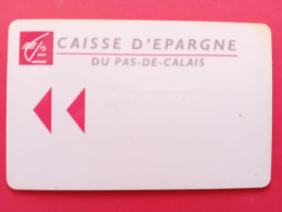 Carte De Retrait Caisse D'Epargne Du Pas-de-Calais CB (BA20623 - Cartes Bancaires Jetables