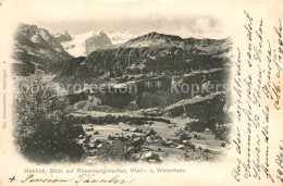 13303984 Hohfluh Bruenig BE Mit Rosenlauigletscher Well- Und Wetterhorn Hohfluh  - Sonstige & Ohne Zuordnung