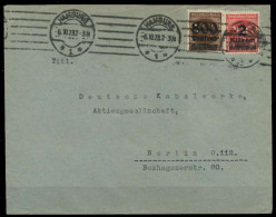 DEUTSCHES REICH 1923 INFLA Nr 305A Und 309A BRIEF X29861E - Brieven En Documenten