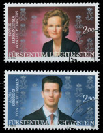 LIECHTENSTEIN 2002 Nr 1299-1300 Gestempelt X29872A - Gebraucht