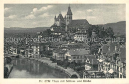 13301848 Thun BE Mit Schloss Und Kirche Thun BE - Altri & Non Classificati