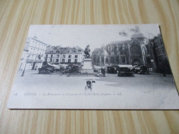 CPA Dieppe (76).Le Monument De Duquesne Et L'église Saint-Jacques - Carte Animée, Datée Et Oblitérée Le 16/05/1905. - Dieppe