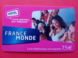 KERTEL 7.5€ FRANCE MONDE FEMMES AU TELEPHONE Verso 06-08 Bande Magnétique Non Grattée MINT ? NEUVE ? (BA0623 - Sonstige & Ohne Zuordnung