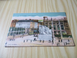 CPA Le Havre (76).Place Gambetta - Carte Animée. - Non Classificati