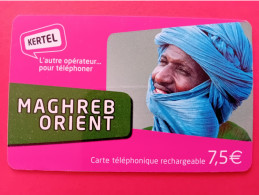 KERTEL 7.5€ MAGHREB ORIENT TOUAREG Verso 10/08 Bande Magnétique Non Grattée MINT ? NEUVE ? (BA20623 - Andere & Zonder Classificatie