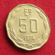 Chile 50 Escudo 1974 Chili  W ºº - Chile