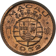 Macao, 5 Avos, 1952, Nickel-Cuivre, TTB, KM:1a - Macau