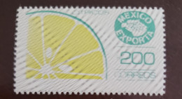 O) 1988 MEXICO, ERROR, MEXICO EXPORTA  CITRUS FRUIT,  CITRUS, FOOD AND MEDICINAL, MNH - México