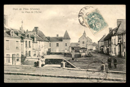 86 - PORT-DE-PILES - LA PLACE DE L'EGLISE - Andere & Zonder Classificatie