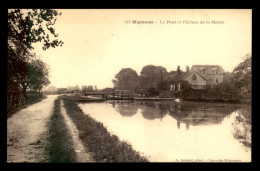 89 - MIGENNES - LE PONT ET L'ECLUSE DE LA MAIRIE - Migennes