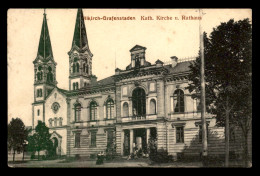 67 - ILLKIRCH-GRAFENSTADEN - KIRCHE U. RATHAUS - Sonstige & Ohne Zuordnung