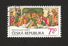 Czech Republic 2006 ⊙ Mi 496 Sc 3326 Christmas - Krusnohorsky Nativity. Tschechische Republik C1 - Usados