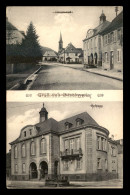68 - BITSCHWILLER-LES-THANN - RUE PRINCIPALE ET MAIRIE - CARTE 2 VUES - Other & Unclassified