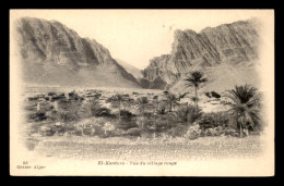 ALGERIE - EL-KANTARA - VUE DU VILLAGE ROUGE - EDITEUR GEISER - Autres & Non Classés