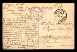 ALENCON (ORNE) - CACHET DU 103E, DU 303E ET DU 31E TERRITORIAL D'INFANTERIE - WW I