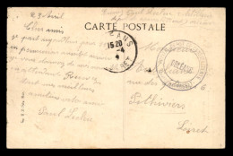 CACHET DE L'HOPITAL DEPOT DE CONVALESCENTS D'ORLEANS (LOIRET) - Oorlog 1914-18