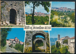 °°° 30790 - SALUTI DA FERENTINO - VEDUTE (FR) 1977 °°° - Andere & Zonder Classificatie