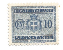 (REGNO D'ITALIA) 1945, SEGNATASSE, STEMMA SENZA FASCI - 8 Francobolli Usati - Impuestos