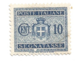 (REGNO D'ITALIA) 1945, SEGNATASSE, STEMMA SENZA FASCI - 8 Francobolli Usati - Segnatasse