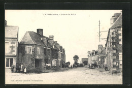 CPA Villebaudon, Route De St-Lo, Blick In Die Strasse  - Saint Lo
