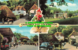 R522267 Greetings From Cockington. E. T. W. Dennis. Photocolour. Multi View - Monde