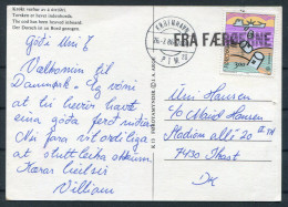 1986 Faroe Islands Cod Fishing Postcard FRA FAEROERNE Paquebot Copenhagen - Denmark - Féroé (Iles)