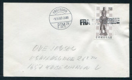 1983 Faroe Islands FRA FAEROERNE Paquebot Copenhagen Cover. Slania Chessman - Féroé (Iles)