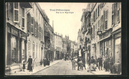 CPA Toul, Rue De La République, Vue De La Rue  - Toul