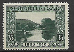 BOSNIA EZERGOVINA  1910  80° GENETLIACO DELL'IMPERATORE D'AUSTRIA UNIF. 54 MLH VF - Bosnien-Herzegowina