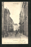 CPA Toul, Rue Michâtel, Blick In Die Strasse  - Toul