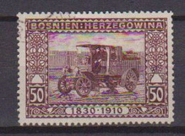 BOSNIA EZERGOVINA POSTA MILITARE 1910 GENETLIACO IMPERATORE D'AUSTRIA UNIF. 57 USATO VF - Bosnië En Herzegovina