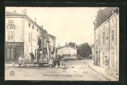 CPA Pont-Saint-Vincent, La Fontaine - Rue Du Bac  - Autres & Non Classés