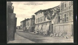 CPA Bouxieres, Vue De La Rue Nach Der Schlacht  - Autres & Non Classés