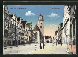 AK Donauwörth, Reichsstrasse Mit Blick Zur Kirche  - Donauwörth