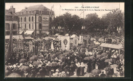 CPA Sainte-Anne-D`Auray, La Procession Se Rendant De La Scala Sancta A La Basilique  - Sainte Anne D'Auray