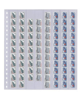Lindner Klarsichthüllen Mit 8 Senkrechten Streifen 848P (10er Pack) Neu ( - Other & Unclassified