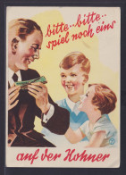 Ansichtskarte Berlin Hallensee N. Kassel Reklame Hohner Mundharmonika - Werbepostkarten