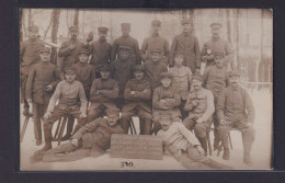 Ansichtskarte Lockstedt Lager Soldaten Kompanie Einheit Photoraph W. Laukühn - 1914-18