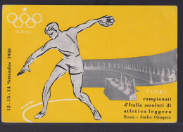 Ansichtskarte Sport Sportfest 12. 13. 14. Sep. 1958 Olympia Stadion Rom - Otros & Sin Clasificación