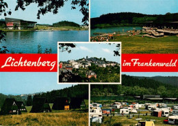 73941316 Lichtenberg_Oberfranken Campingplatz Bungalowsiedlung Badestrand Am See - Other & Unclassified