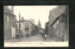 CPA Magnac-Laval, Entrée De La Ville, Croix De Mission  - Laval