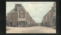 CPA St-Aignan-sur-Roe, Grande Rue, Hotel  - Other & Unclassified