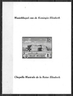 BL14**  Chapelle Musicale - MNH** - COB 10.50 - Vendu à 12.50% Du COB!!!! - 1924-1960